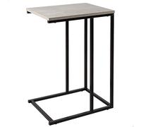 Aktive Mesa auxiliar AKTIVE MAX Home 40×30×59 cm en C cap. 5 kg efecto cemento, estructura negra