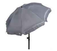 Aktive Sombrilla 200 cm – protección UV50, poliéster, 8 varillas, funda incluida – color neutro