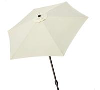 Aktive Parasol de Terraza 270 cm con Chimenea y Mástil de Aluminio