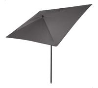 Aktive Parasol de terraza rectangular 180 x 145 cm Reclinable UV30 Gris (61164)