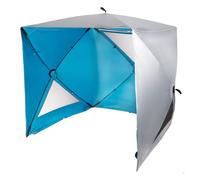 Aktive – Paravientos de playa plegable pop-up azul 165x165x183 cm poliéster UV50
