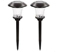 Aktive set de 2 balizas solares led 6 lúmenes con estaca 15 cm