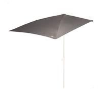 Aktive Parasol de pared rectangular 160x100 cm gris Poliéster Acero UV50 4 varillas