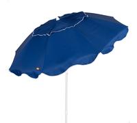Aktive Sombrilla de playa 200 cm Plegado compacto Azul UV50 8 varillas Acero 28/32 mm (62498)
