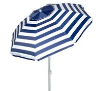 Aktive Sombrilla de playa antiviento UV50, mástil 28/32 mm, 8 varillas, ventilación Max+Air