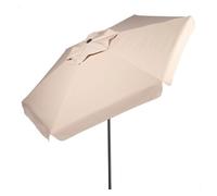 Aktive Sombrilla de jardín 62338 hexagonal inclinable antiviento UV50 230 cm marfil