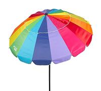 Aktive Sombrilla De Playa 195 Cm Antivition Beach With Inclinable Mast And Uv50 Protection