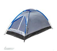 AKTIVE Tienda de campaña 2 Personas, 120x200x100 cm, Poliéster, UV50, Varillas Fibra Vidrio Ø6,9 mm, Mosquiteras, Impermeable, Bolsillo, 4 piquetas, Bolsa Transporte, Tiendas Camping (63240)