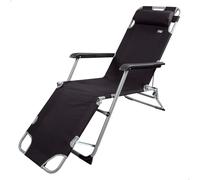 Aktive Tumbona reclinable Color Baby – cojín poliéster, 177x47x34/85 cm, acero y tela 600D