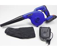 Aktobis Soplador de Mano a batería WDH-6601 con batería Liion de 18 V, Cargador, Boquilla y Bolsa para el Polvo