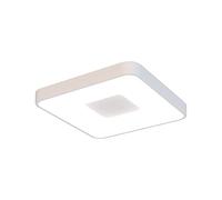 Akunadecor - Lampara Plafon De Forma Cuadrada Acabado Blanco Modelo Coin