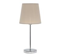 Abrila Maldívas Cromo / Piedra - Lámpara Sobremesa Clásico 1Xe14 20 Cm