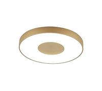 Akunadecor - Plafon Led Acabado En Dorado Modelo Coin