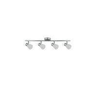 Fabrilamp Regleta de 4 luces Abrila Cholo moderno cromo/níquel 4xE14 para baño