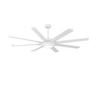 Akunadecor - Ventilador De Techo Metal Blanco Grado