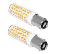 Akynite Bombilla B15d LED 6W Regulable Luz Cálida 3000K, 600LM, 2 contactos, CA 230V, Equivalente Bombilla B15d 50W, Bombilla Bayoneta LED para Luz Pared, pack de 2