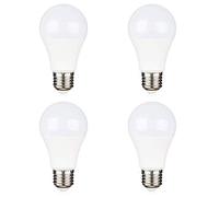 Akynite Bombilla LED E27 12V 9W para Iluminación Solar, Luz Blanca Fría 6000K, 750LM, 270 grados, Bombillas LED CC DC 24V E27 Luces 12V LED para Caravana Jardín Casita, pack de 4