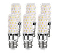 Akynite Bombillas LED E27 12W Blanco Cálido 3000K 1450LM, 84 LEDs, Equivalente Lámpara Halógena E27 100W, CA 230V, Bombilla LED Casquillo E27 Luz Cálida para Luz de Techo, No Regulable, pack de 6