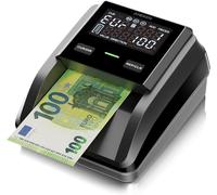 AL-139: Contador de billetes con pantalla digital de 2,8 pulgadas, detector de falsificaciones con cálculo del valor total y función de adición, orientación en 4 direcciones y registro de datos