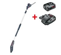 AL-KO Comfort HTA 1845 - Cortasetos telescópico de batería - 18V/2,5Ah