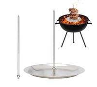 Al Pastor Stand - Pincho vertical para barbacoa, pincho Al Pastor para parrilla, pinchos de barbacoa desmontables de acero inoxidable, pinchos de barbacoa brasileña, pinchos de barbacoa para pastores
