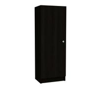 Alacena Belleria en melamina con 1 puerta y 4 estantes , negro , 120.6 cm X 43.1 cm X 31.3 cm White