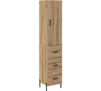 Alacena Roble artesanal 34,5 x 34 x 180 cm Madera contrachapada