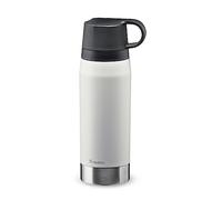 Aladdin CityPark Thermavac Twin Cup Bottle 1.1L Stone Grey - BPA FREE Stainless Steel Bottle with Built in Twin Cup - Keeps Cold or Hot for 25 Hours - Leakproof - Dishwasher Safe