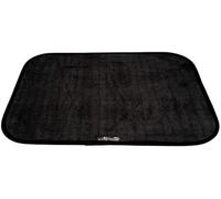 Aladino la Alfombra Mágica Felpudo Interior/Exterior para Hogar, Baño y Cocina, Antideslizante, Lavable y Ultra Absorbente, Diferentes tamaños y colores, Made in Italy 65x100 cm, Negro