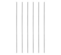 Alambre de Tungsteno 6 Piezas, Resistente al Calor | Recubrimiento Cerámico Protector, Acabado Plata Reflectante, para Talleres, Hornos y Piezas de Barro