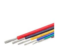 alambre eléctrico flexible, Cable LED de PVC 5 metros for proyectos DIY, súper flexible, con aislamiento 24 AWG y 6 colores a elegir