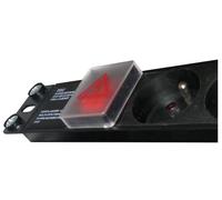 Alan - tec power strip 19-7x230v disyuntores y función de seguridad (