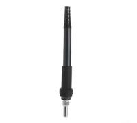 Alanmoship 1 paquete de carcasa de mango de calentador T12 para estación de soldadura 936, conversión de hierro, agarre ligero de metal de silicona para uso prolongado reparación electrónica (negro)