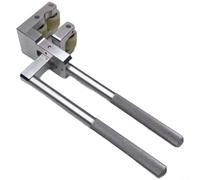 Alanmoship 1 paquete de herramienta de crimpadora de reparación de agarre de aleación de aluminio para máquina de incrustaciones de cable de billar, alicates de alambre de precisión, plata de 300 mm