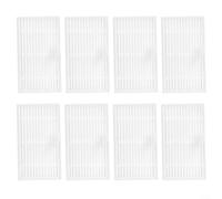 Alanmoship Cleanova - Paquete de 8 filtros lavables para aspiradora robot W7 W11 W15, para Vexilar para aspiradora robot W7 W9 W11 W15, filtración HEPA, papel blanco, ideal para dueños de mascotas