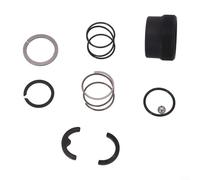 Alanmoship Kit de bola de acero de resorte N864734 para DCF850 DCF850B para controlador de impacto, pieza de repuesto de clip de portabrocas de collar de metal para reparación y mantenimiento de