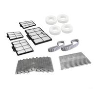 Alanmoship Kit de piezas de robot de limpieza de piscina para delfín para triton PS Plus, incluye placa de filtro 9991463-R4, cepillo delantero trasero, pista, anillos de escalada para mantenimiento