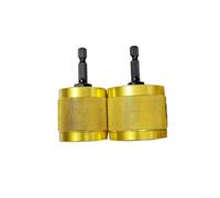 Alanmoship Limpiador de tuberías de cobre para taladro eléctrico, construcción de metal con mango hexagonal y cabezales de cepillo intercambiables, se adapta a tubos de 15 mm, 25 mm, 29 mm, ideal para