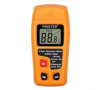 Alanmoship Medidor de humedad de madera con pantalla LCD, detector de humedad de resistencia de pines para leña, madera, papel y cartón, 4 grupos de madera, apagado automático de alta medición