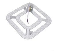 Alanmoship Panel de luz LED de ventilador de 24 W con soporte magnético, atenuación de temperatura de 3 colores, iluminación sin parpadeo de 2500 lúmenes, construcción de policarbonato y aluminio para