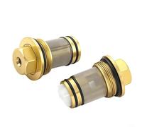 Alanmoship Paquete de 2 válvulas de retención de latón para GROHE 1411600M Preventer de reflujo Aquatower Grohtherm termostato grifo de ducha piezas de repuesto acabado dorado