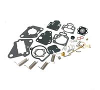 Alanmoship Para Mercury para MARINER 10-25HP Kit de reparación de carburador de motor fueraborda de 2 tiempos 1395-8237072 Componentes del sistema de combustible marino mecanizado de precisión Juego