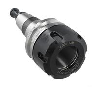 Alanmoship Portabrocas de equilibrio ISO30 ER32 50L para mecanizado de torno CNC, soporte de herramientas de acero inoxidable hasta 30000 RPM, negro plateado 120x50mm para molienda de perforación