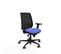 Alares sincro malla negra bali azul claro brazos 2d base nailon rueda