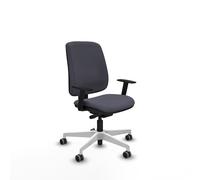 Alares tapizada traslack bali gris oscuro brazos 1d base blanca ruedas
