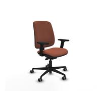 Alares tapizada traslack bali marrón brazos 2d base nailon ruedas 65m