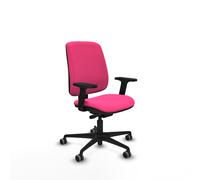 Alares tapizada traslack similpiel rosa brazos 2d base nailon ruedas 6
