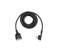 Alargadera corta Brennenstuhl con clavija plana acodada, 5m, H05VVF3G1.5