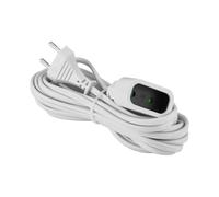 Alargador 2P 6A 2X0,75 Mm² Ho3Vv-H2-F 5M Blanco