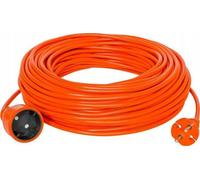 Alargador de jardín 1 toma b/u 10 m / omy 2x1 / naranja plast-rol 590